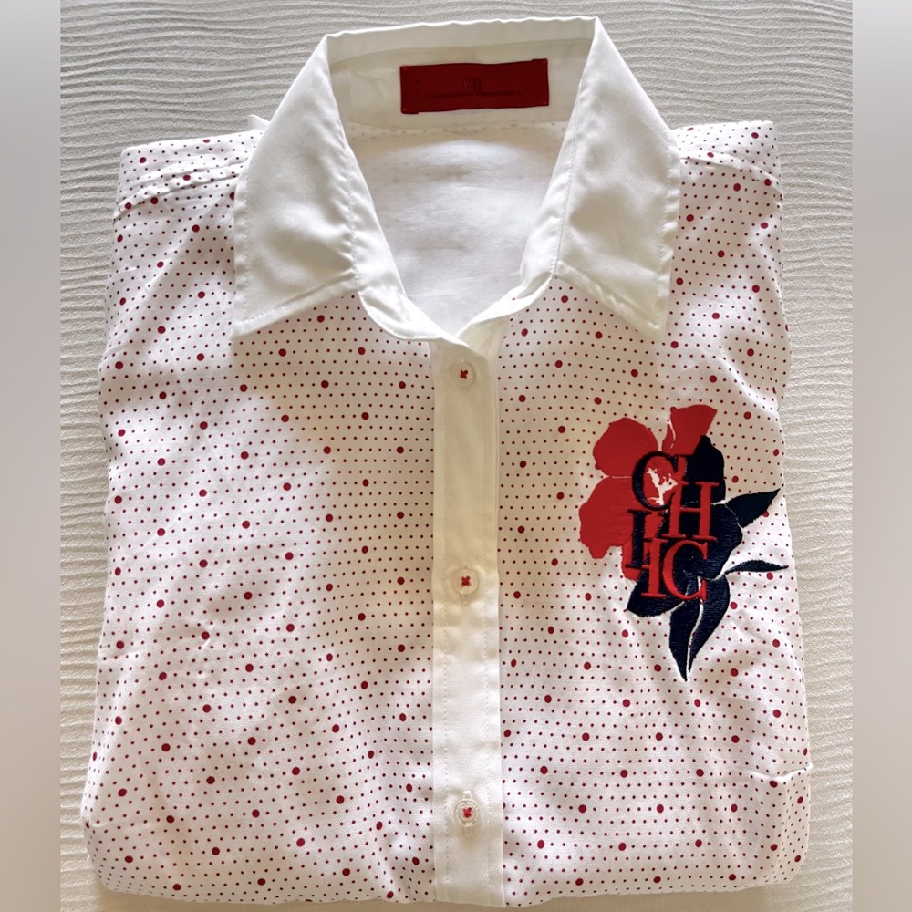 CAROLINA HERRERA 🌹The must-have shirt in cotton! Women Long Sleeve Shirt